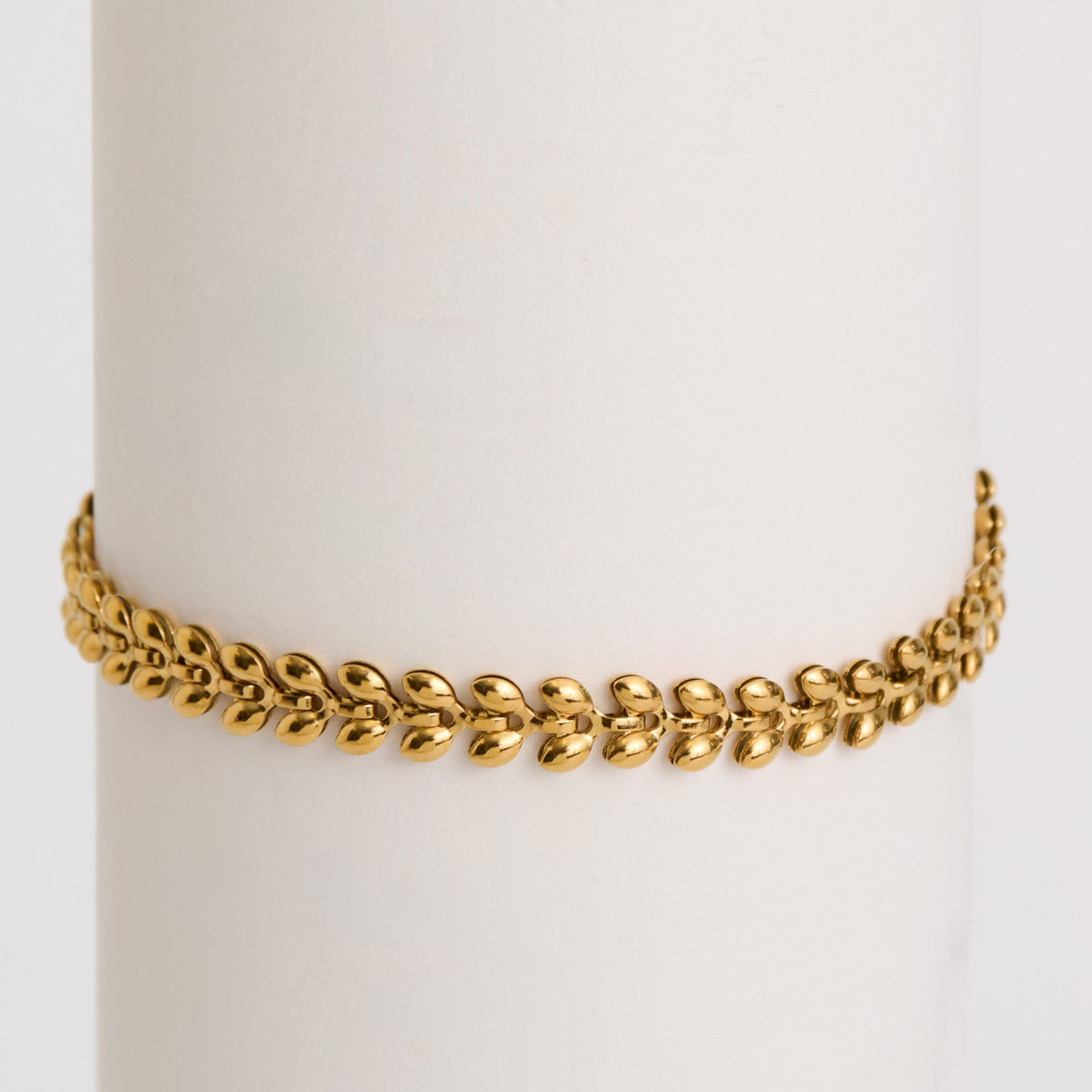 Narelle Waterproof Wheat Leaf Chain Bracelet