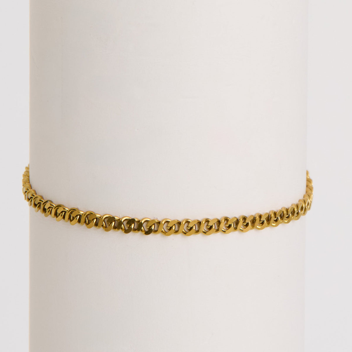 Narelle Waterproof Slim Curb Chain Bracelet