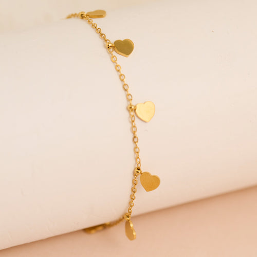 Narelle Waterproof Heart Chain Bracelet