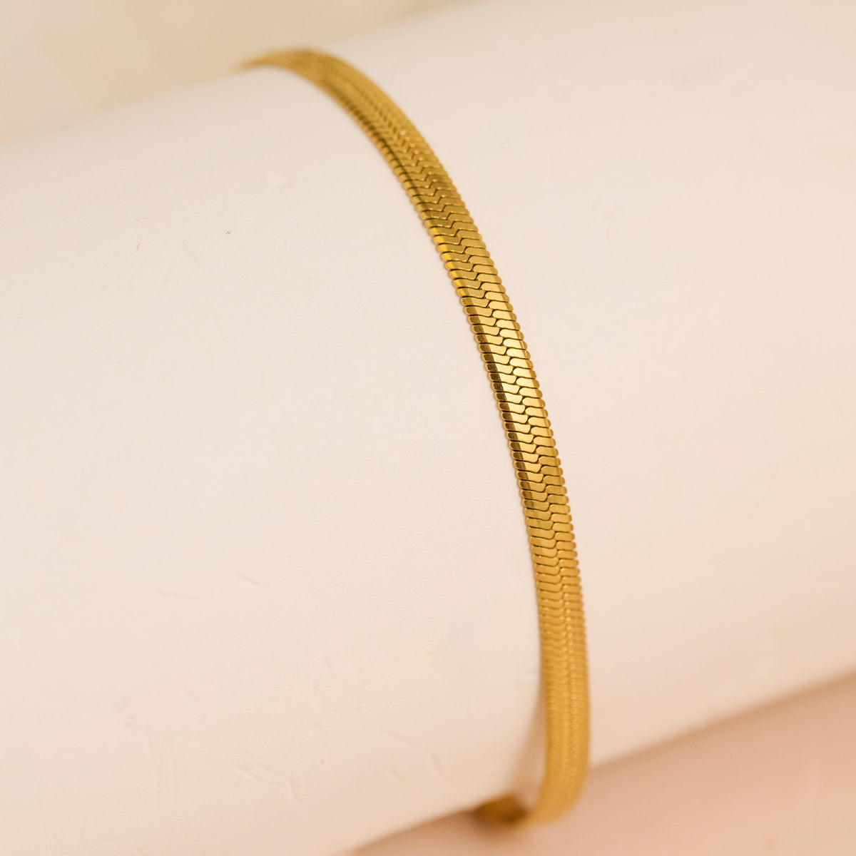 Narelle Waterproof Herringbone Chain Bracelet