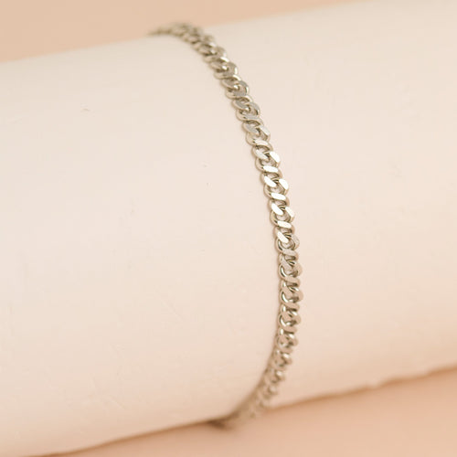 Narelle Waterproof Slim Curb Chain Bracelet