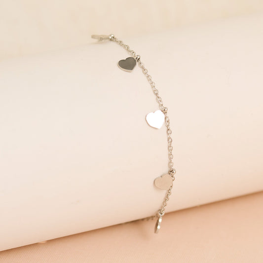Narelle Waterproof Heart Chain Bracelet