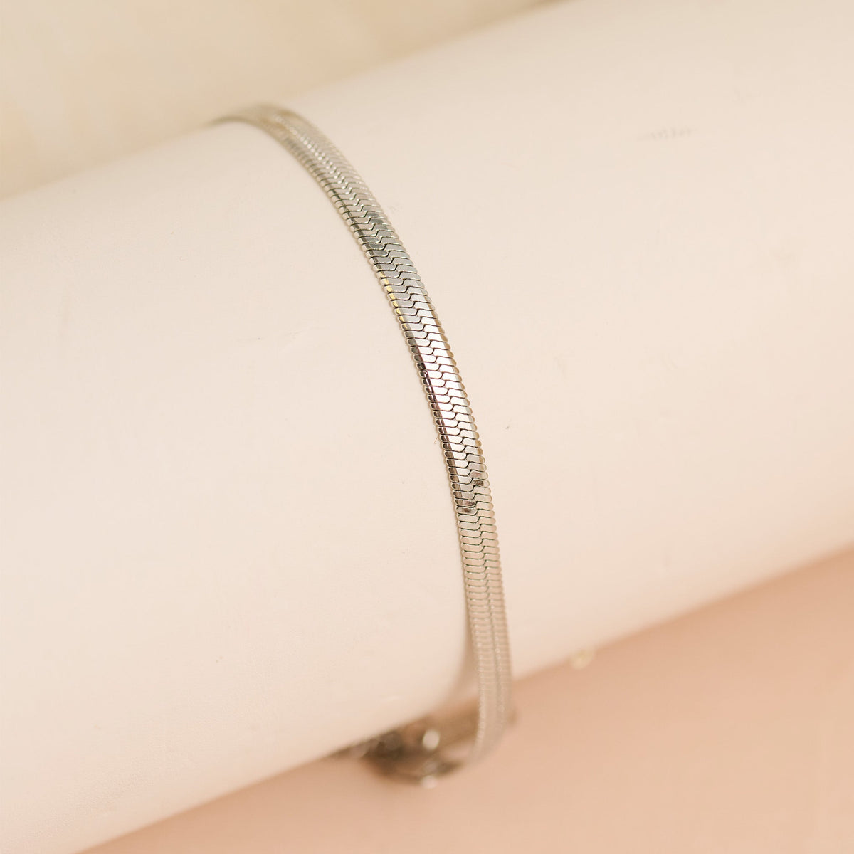 Narelle Waterproof Herringbone Chain Bracelet