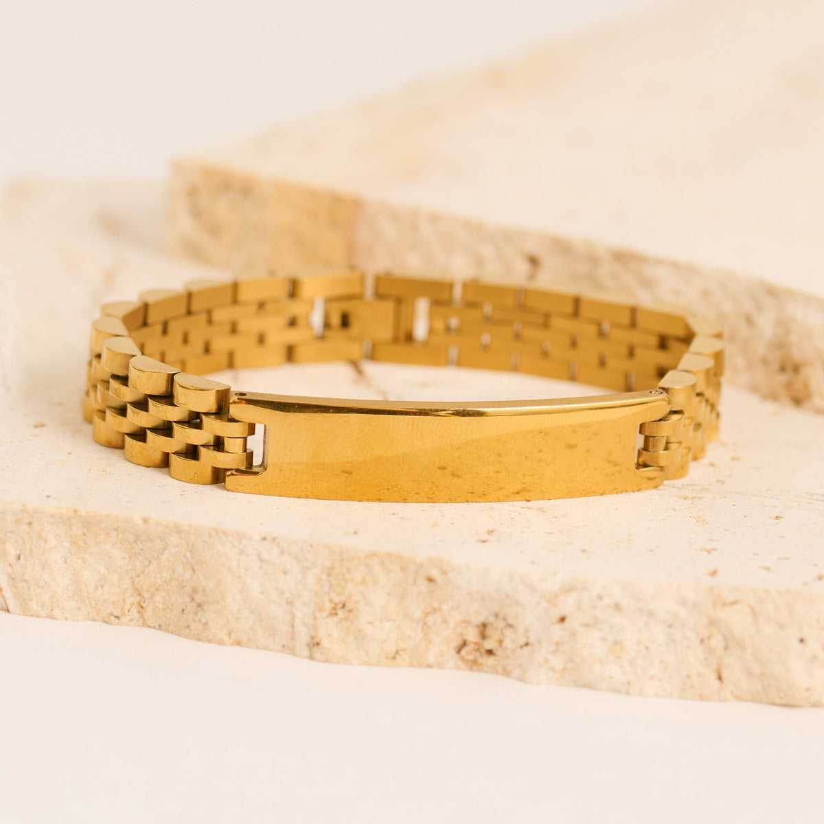 Narelle Waterproof Chunky Jubilee Link Watch Band Bar Bracelet