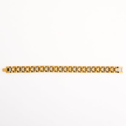 Narelle Waterproof Chunky President Link Watch Band Bracelet