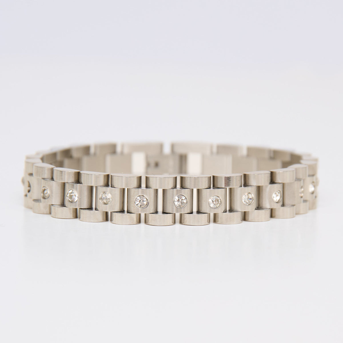 Narelle Waterproof Chunky President Link Watch Band Bracelet