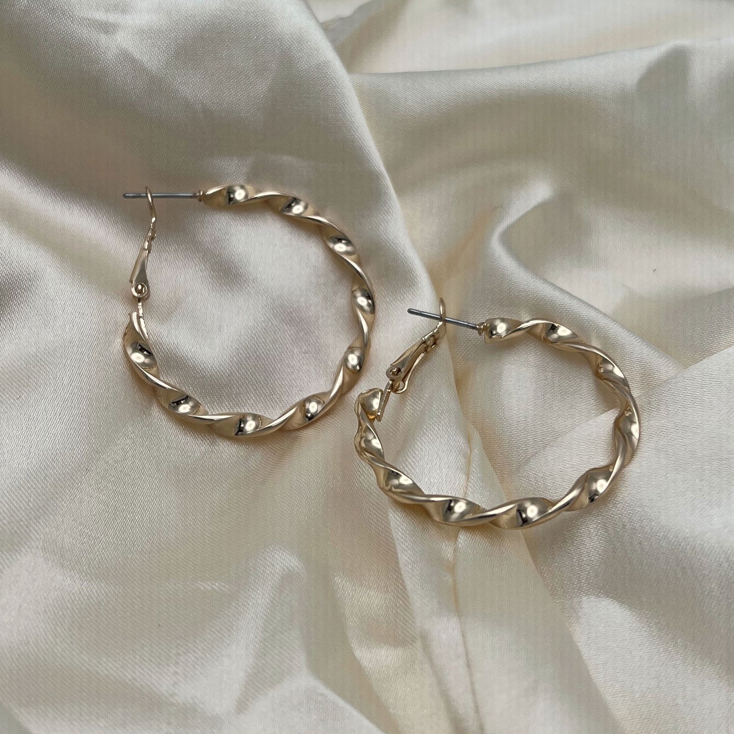 Twist Hoop Earrings