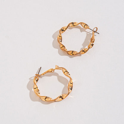 Twist Hoop Earrings