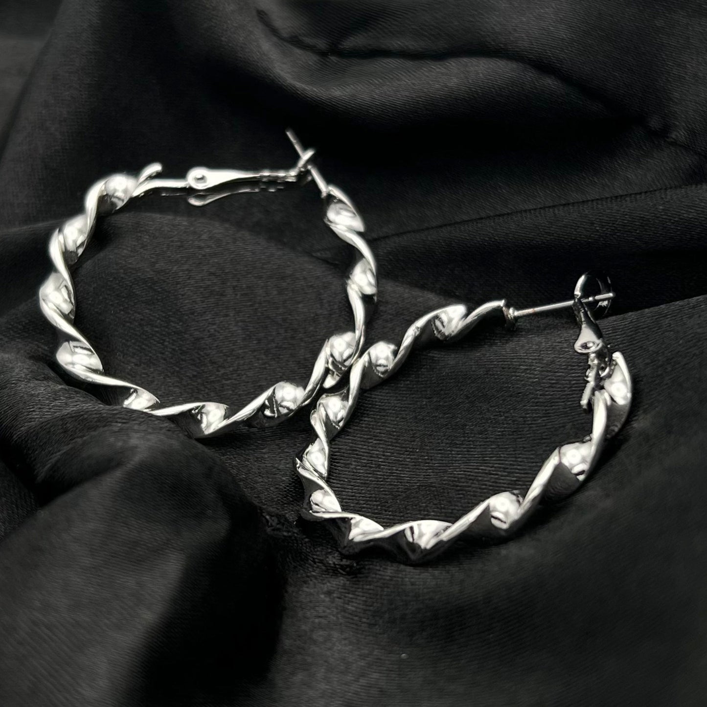 Twist Hoop Earrings