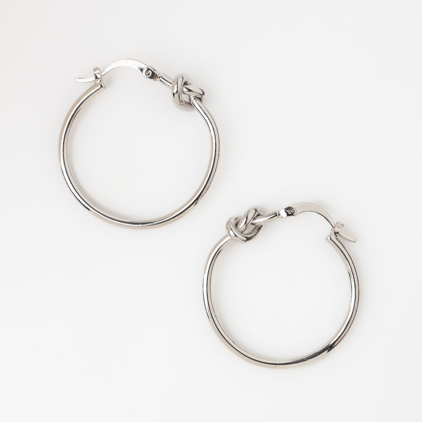 Knotted Hoop Earrings