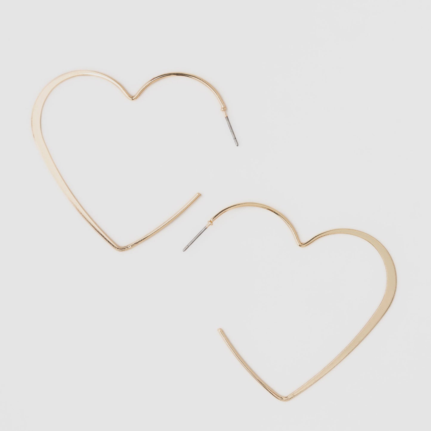 Heart Hoop Earrings