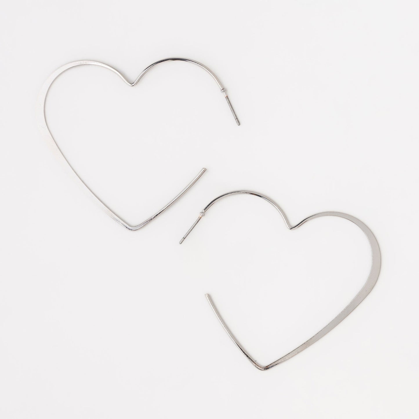 Heart Hoop Earrings