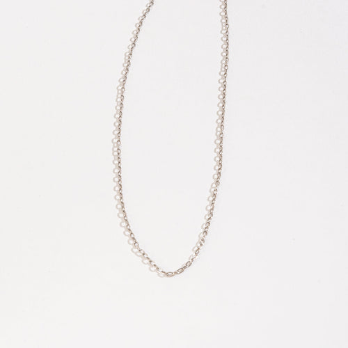 2mm Oval Chain Necklace