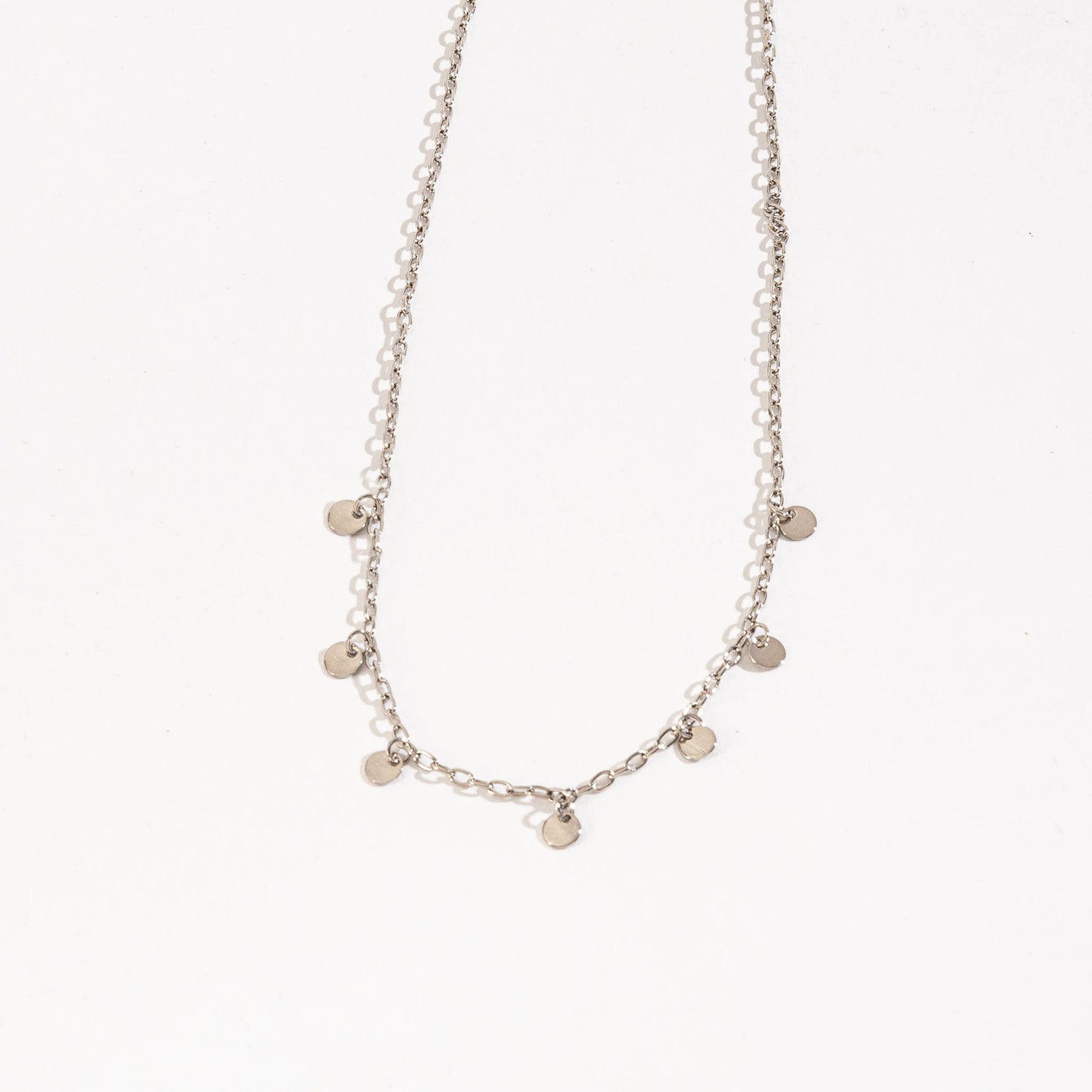 3Mm Disk Chain Necklace