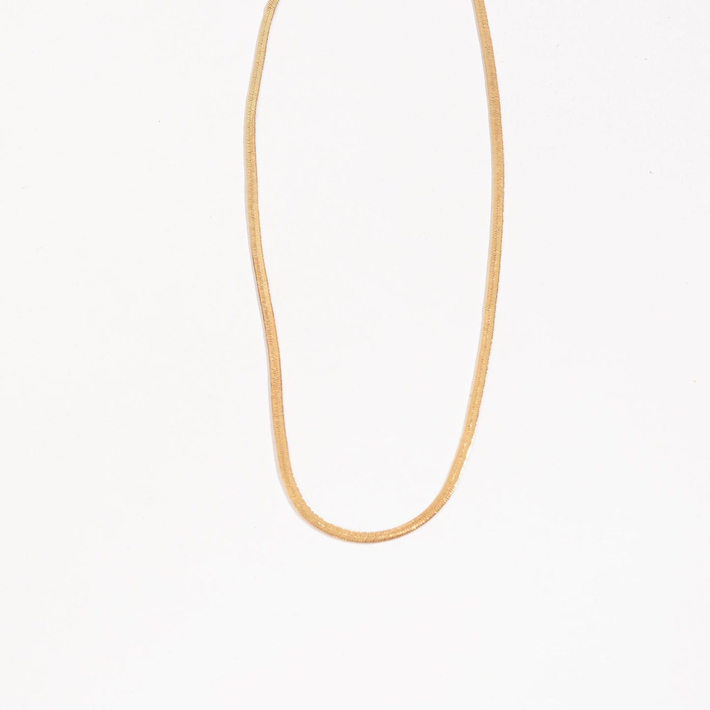 Layer Me 3Mm Herringbone Chain Necklace