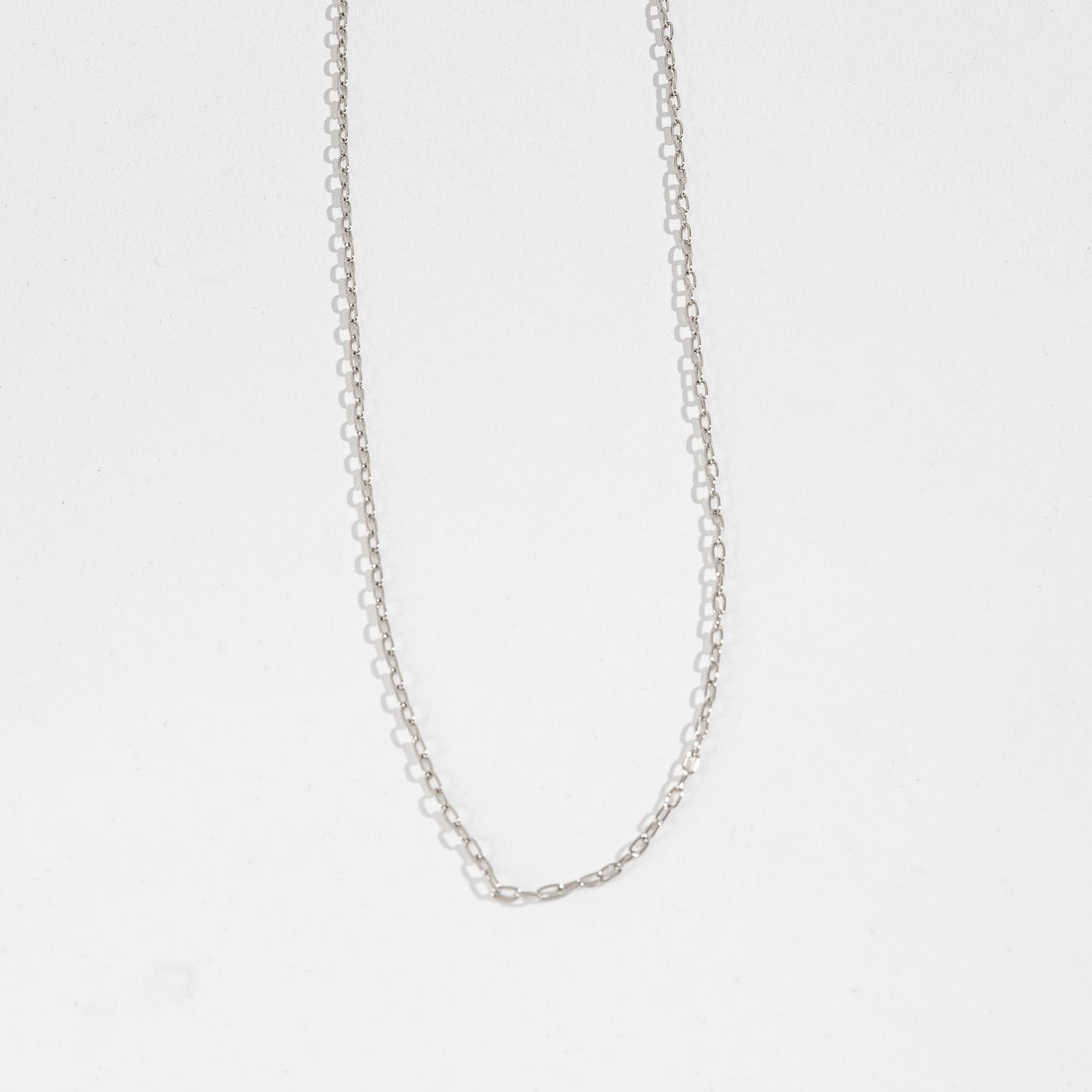 Layer Me 2Mm Oval Chain Necklace