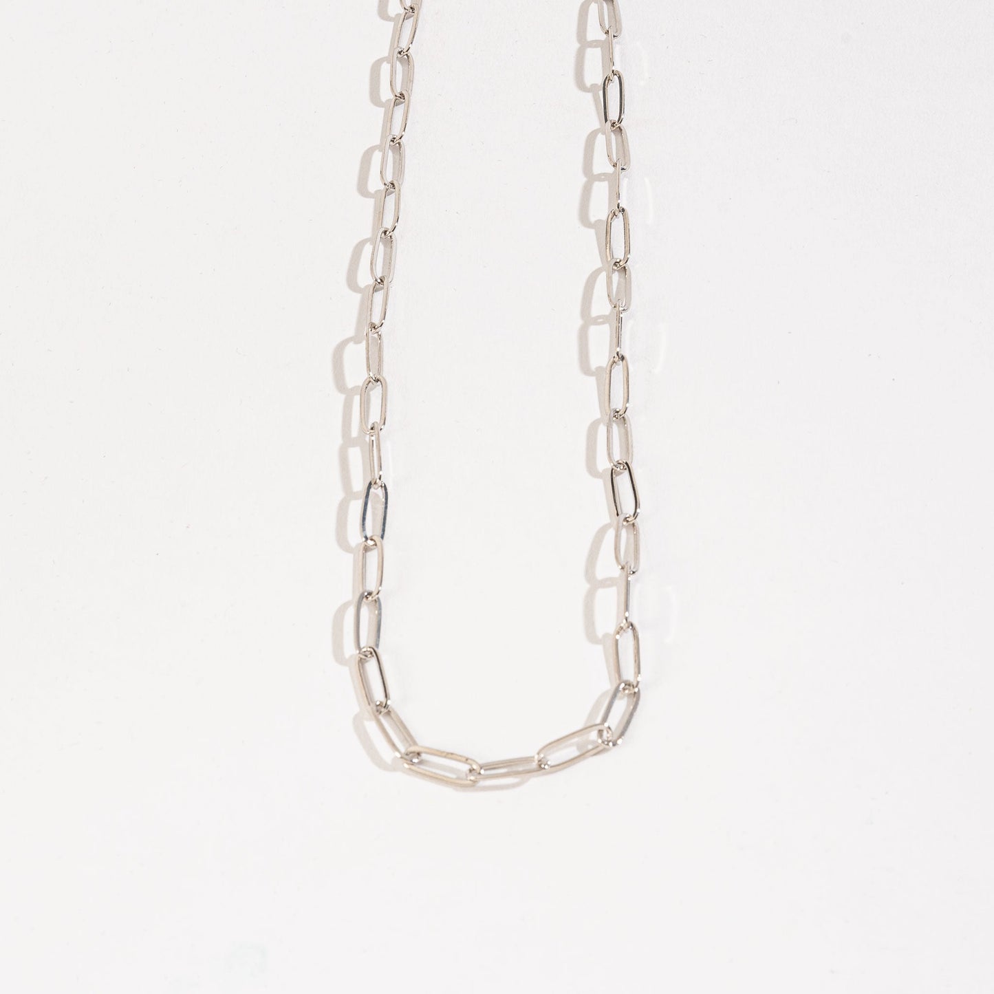 Layer Me 5Mm Paperclip Chain Necklace
