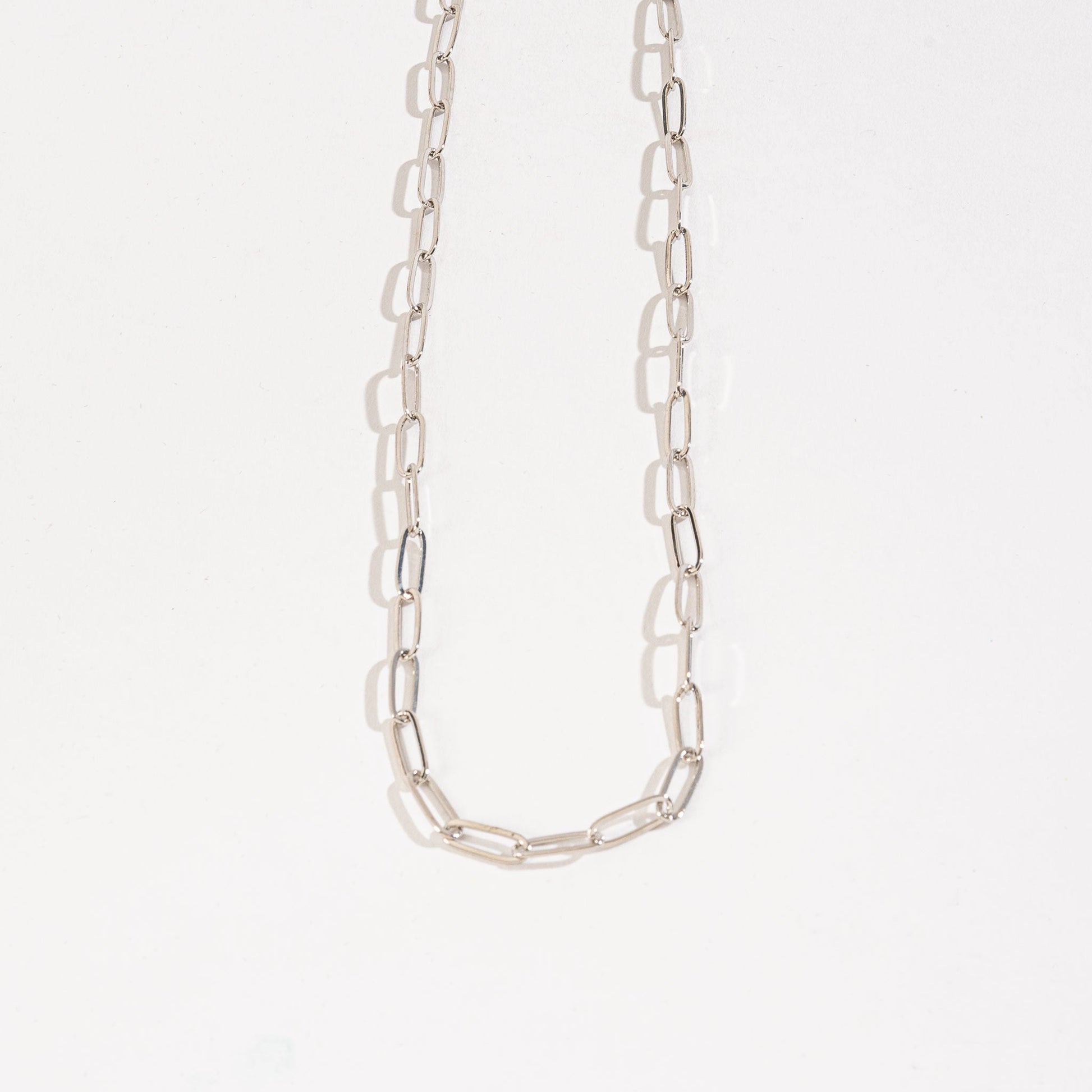 Layer Me 5Mm Paperclip Chain Necklace
