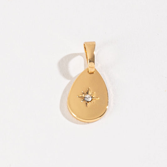 Layer Me Teardrop Star Pendant Charm