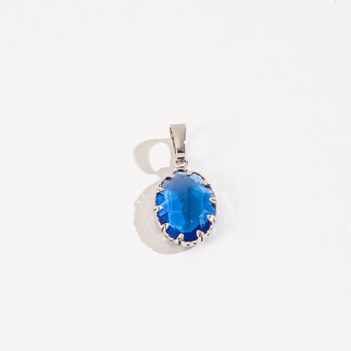 Layer Me Blue Gem Pendant Charm