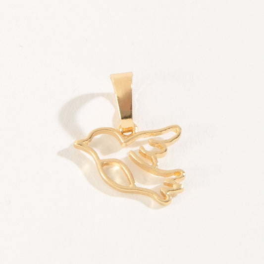 Layer Me Gold Bird Pendant Charm