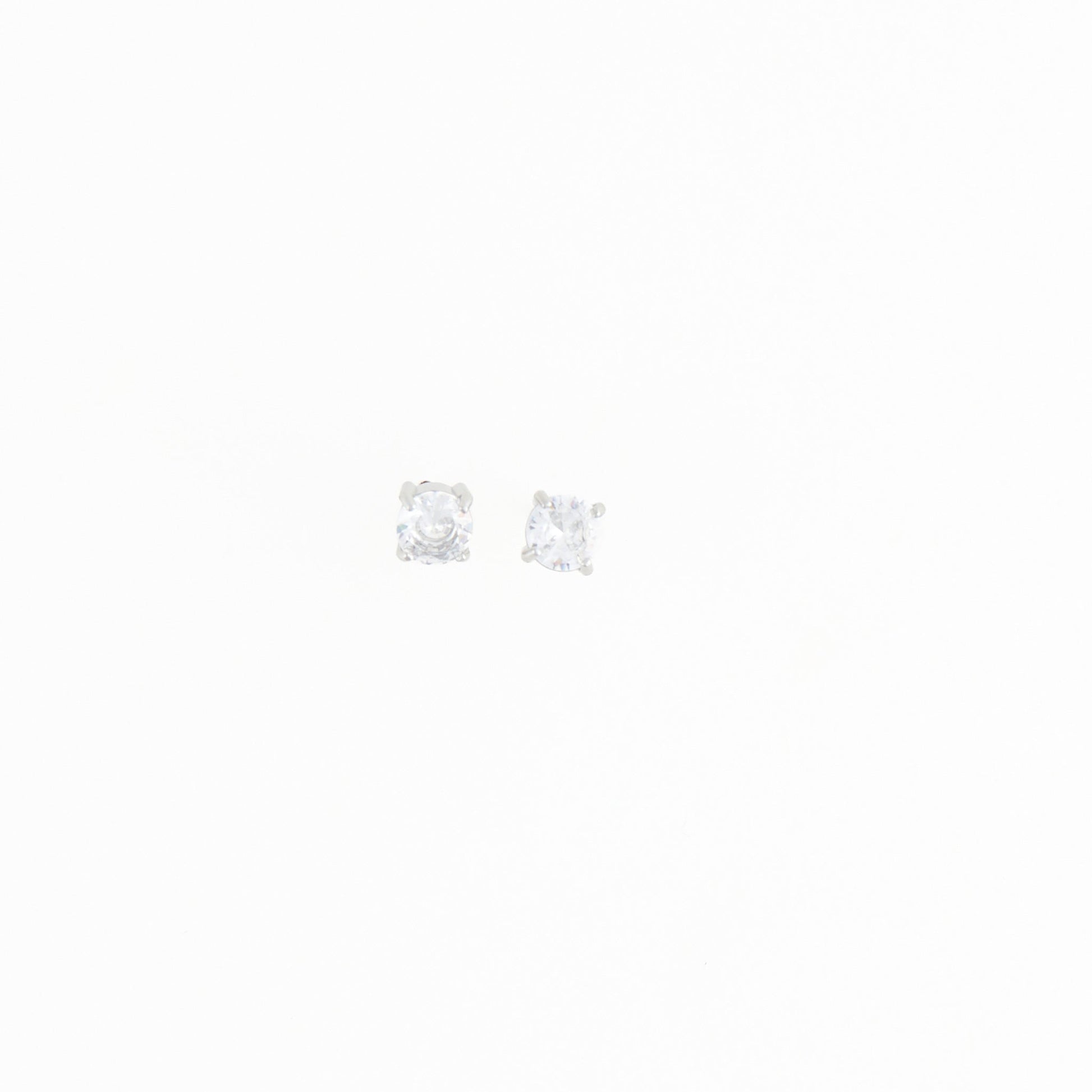 Narelle Waterproof 4mm Round Cubic Zirconia Stud Earrings