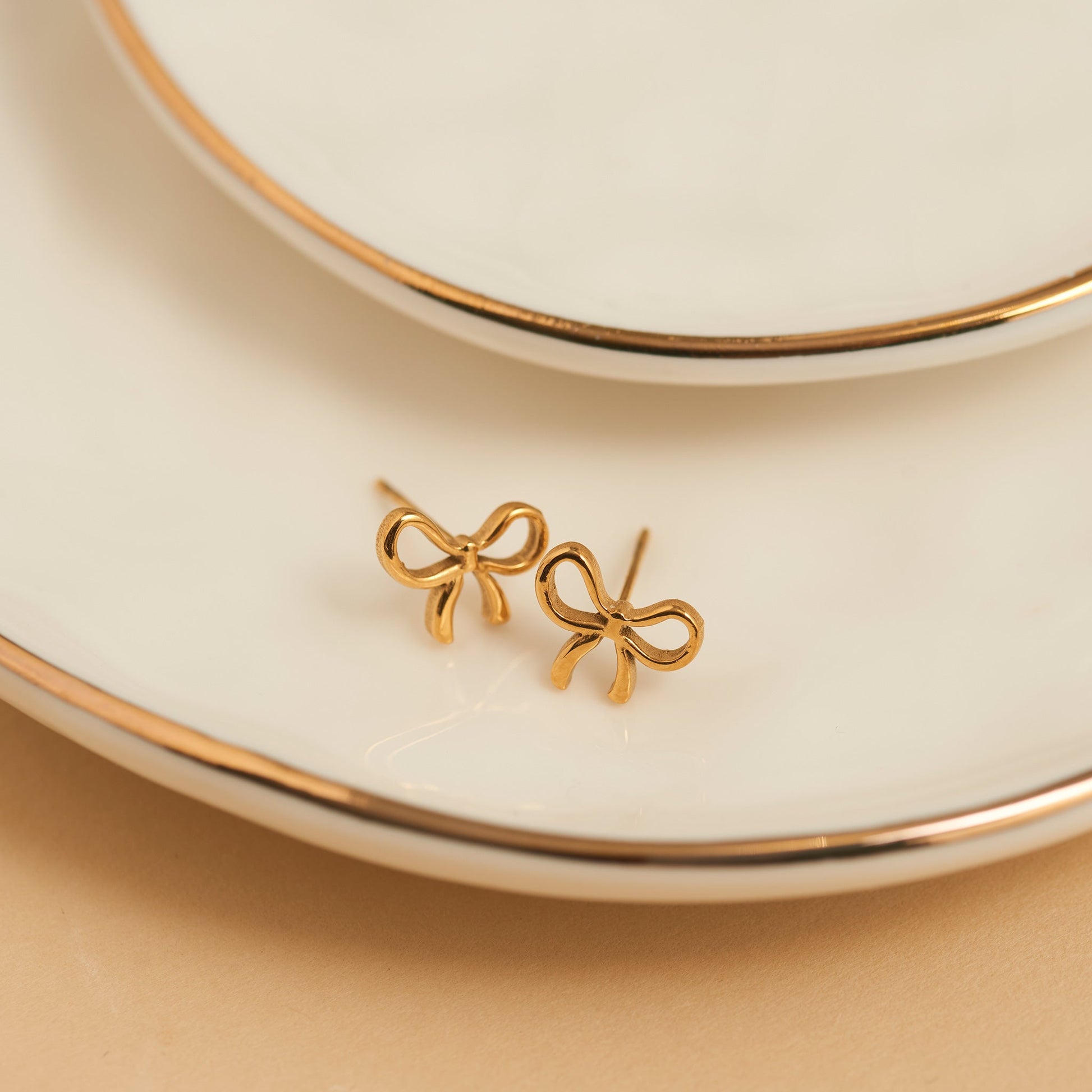 Narelle Waterproof Bow Stud Earrings