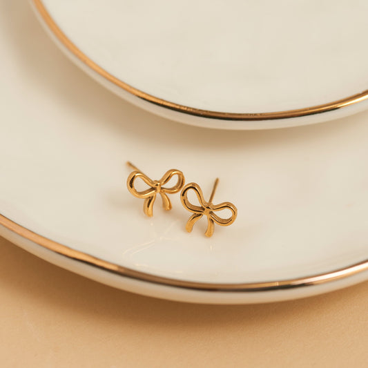 Narelle Waterproof Bow Stud Earrings
