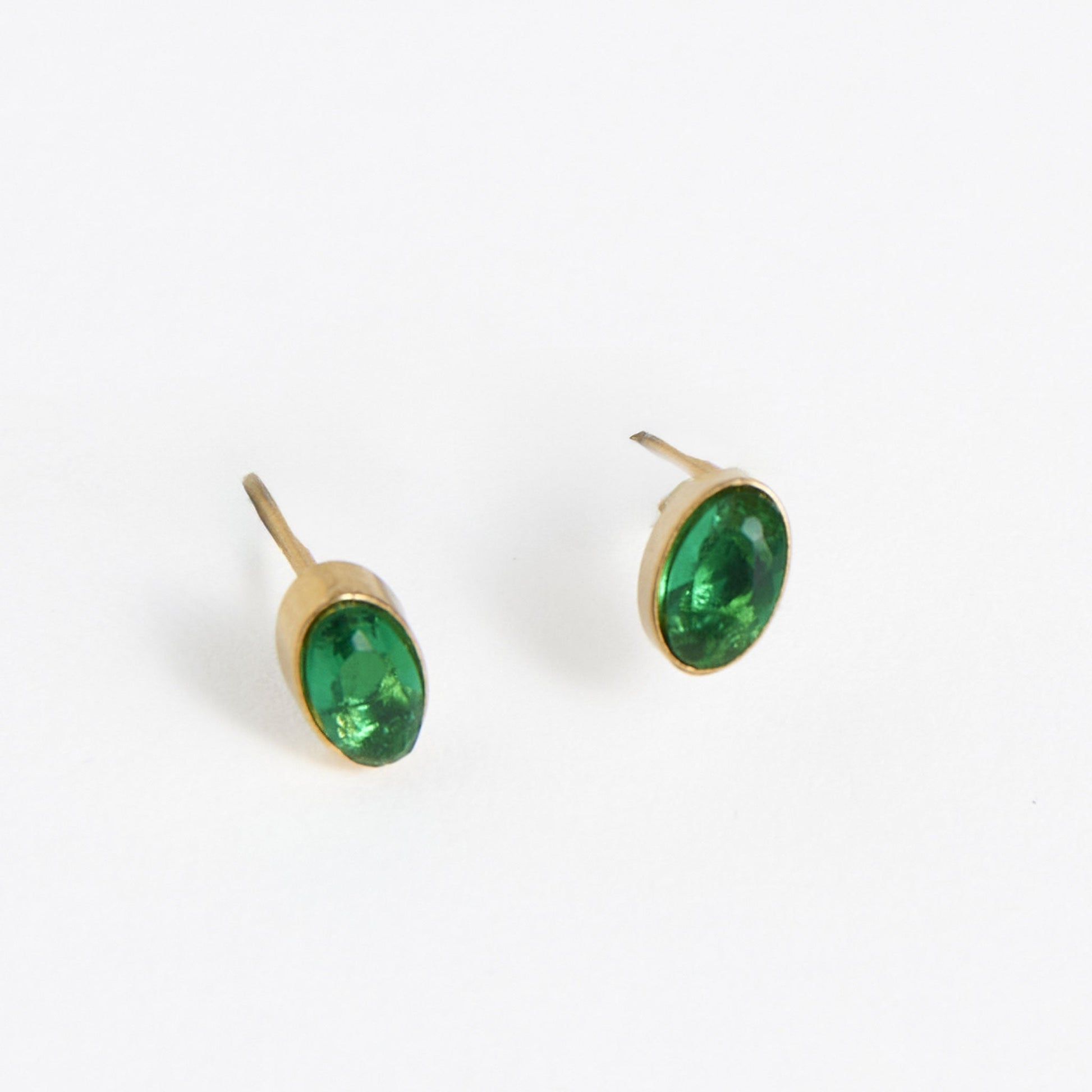 Narelle Waterproof Oval Gem Stud Earrings