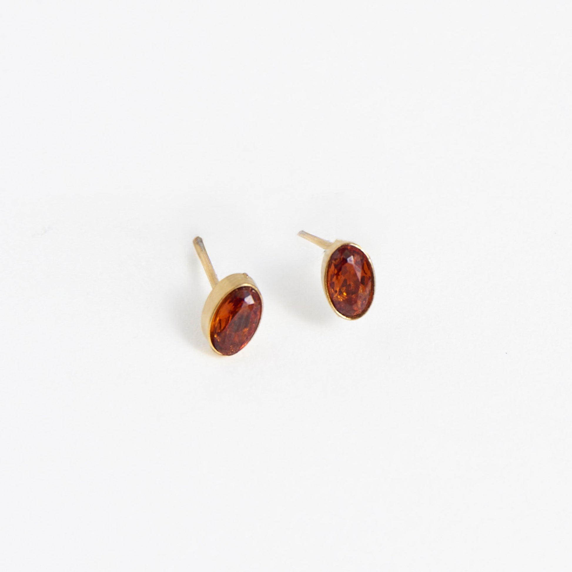 Narelle Waterproof Oval Gem Stud Earrings
