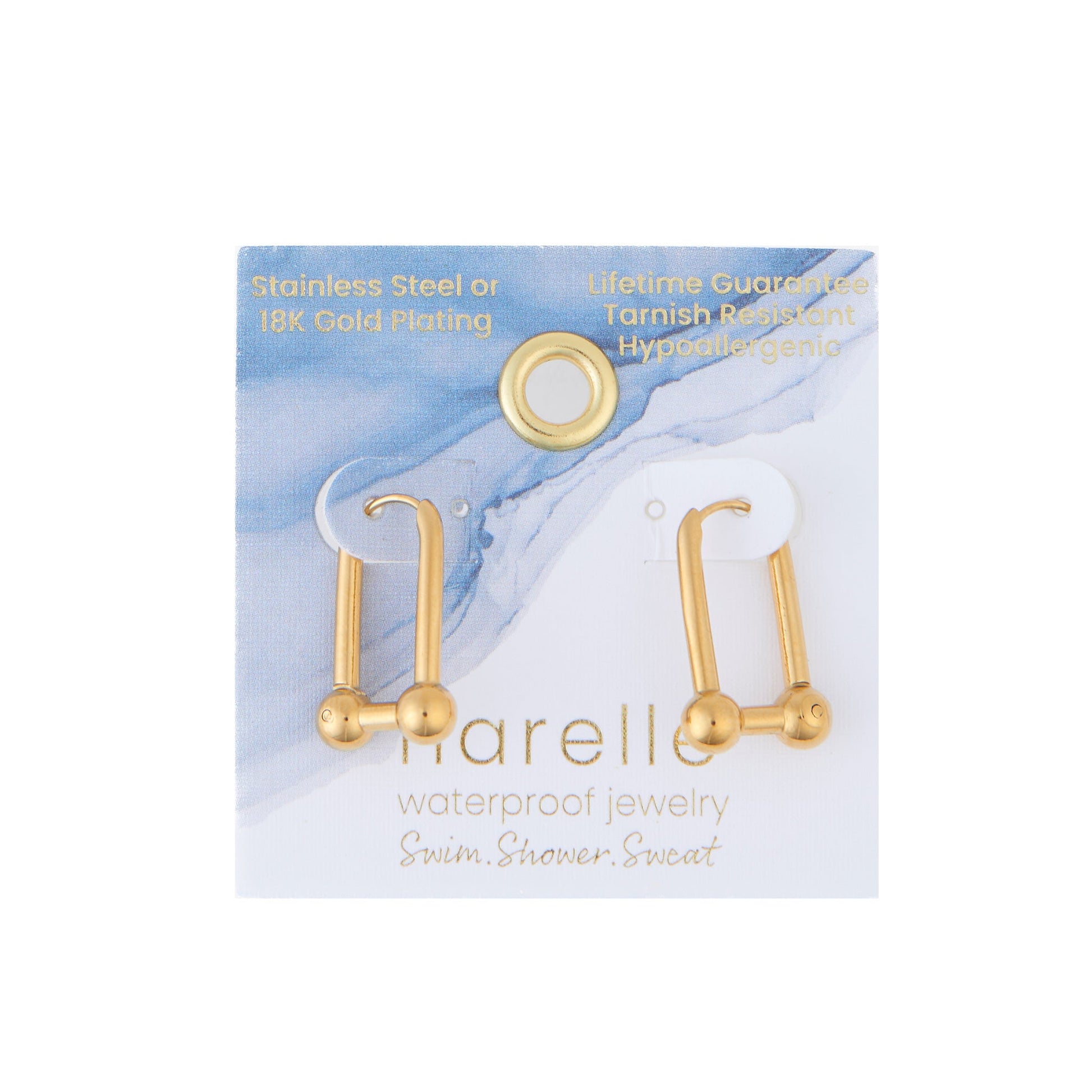 Narelle Waterproof U-Link Earrings