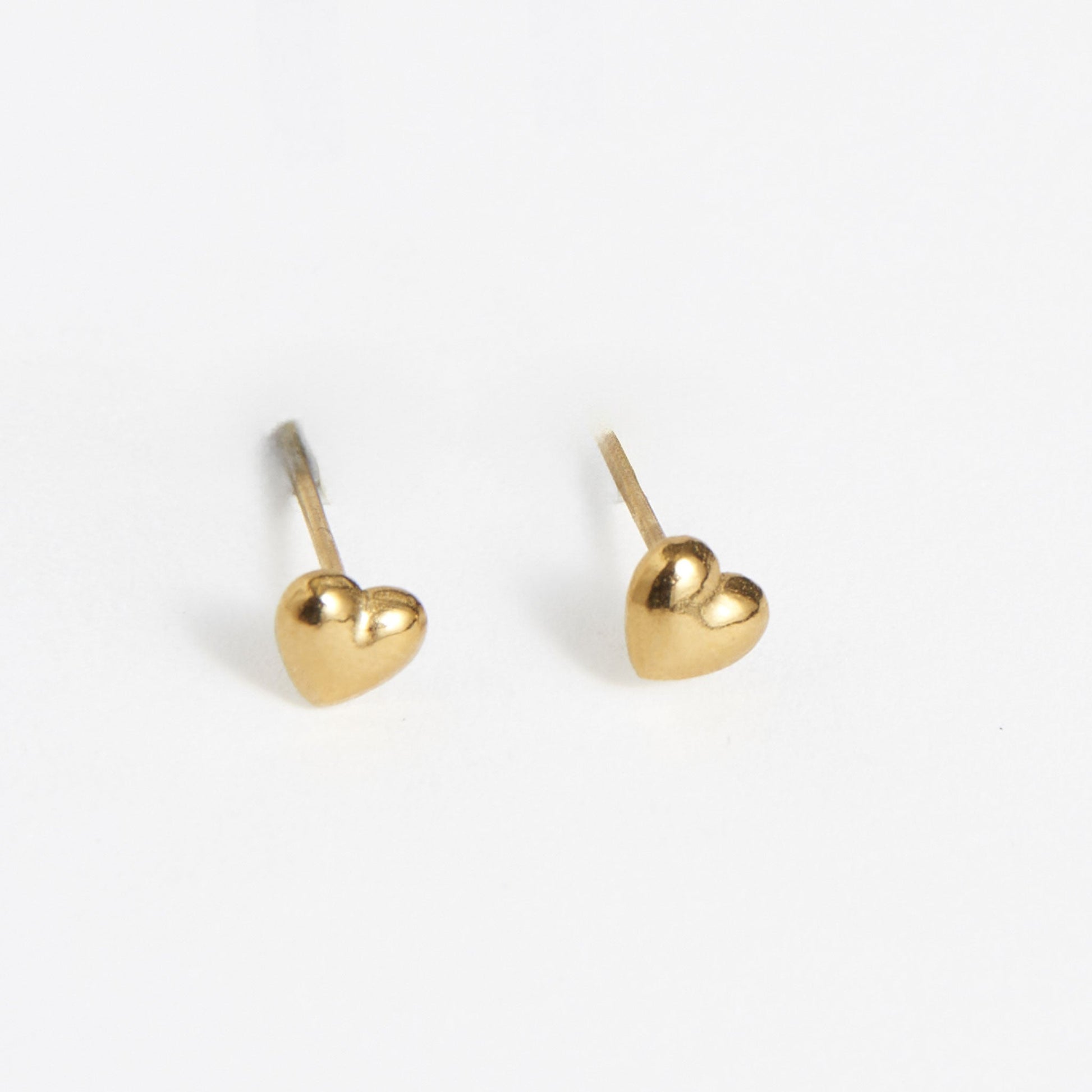 Narelle Waterproof Puffy Heart Stud Earrings