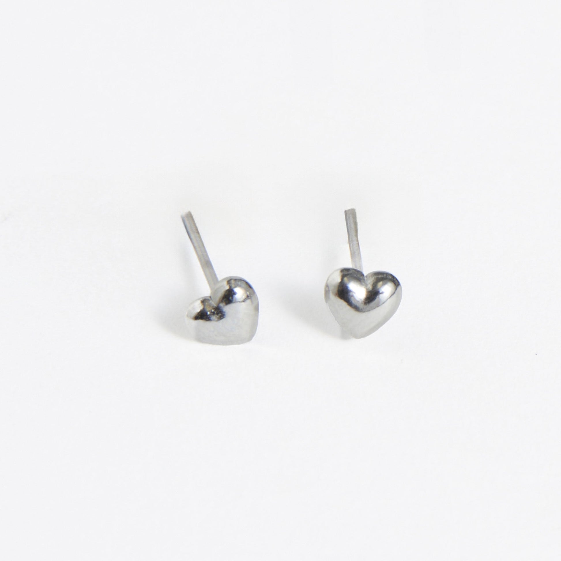 Narelle Waterproof Puffy Heart Stud Earrings