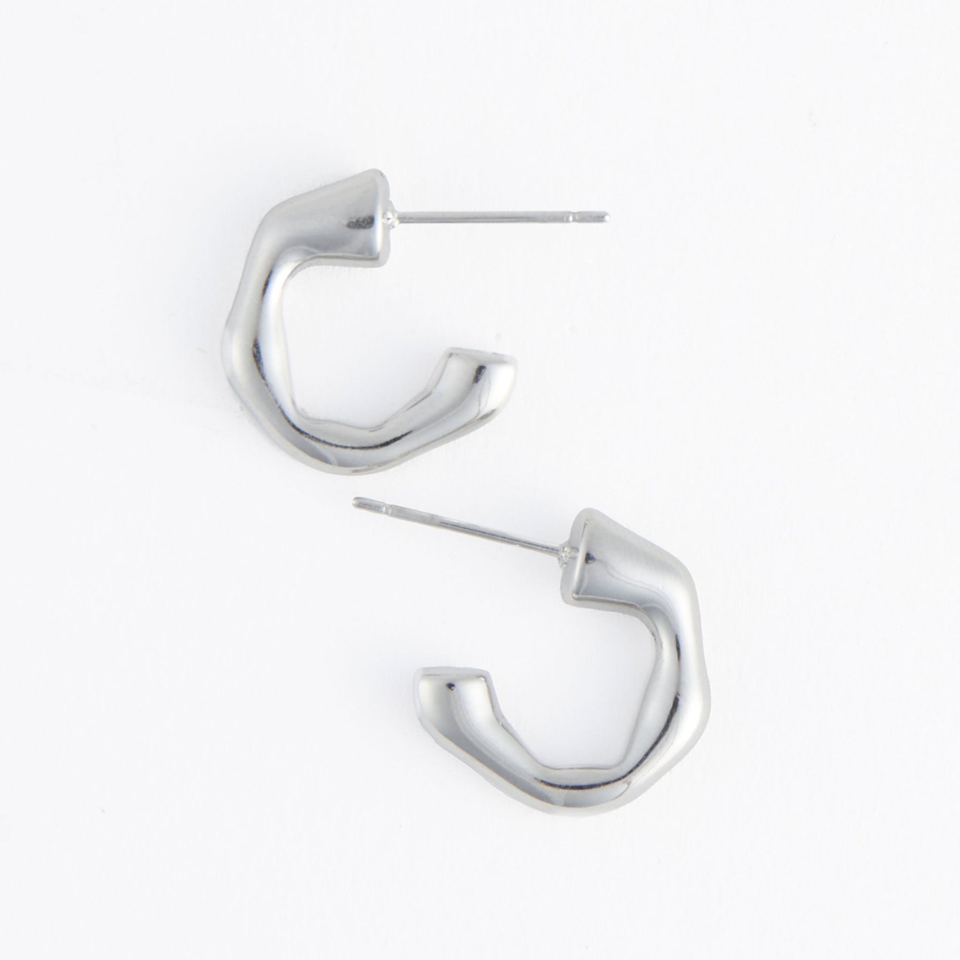Narelle Waterproof Bamboo C-Hoop Earrings