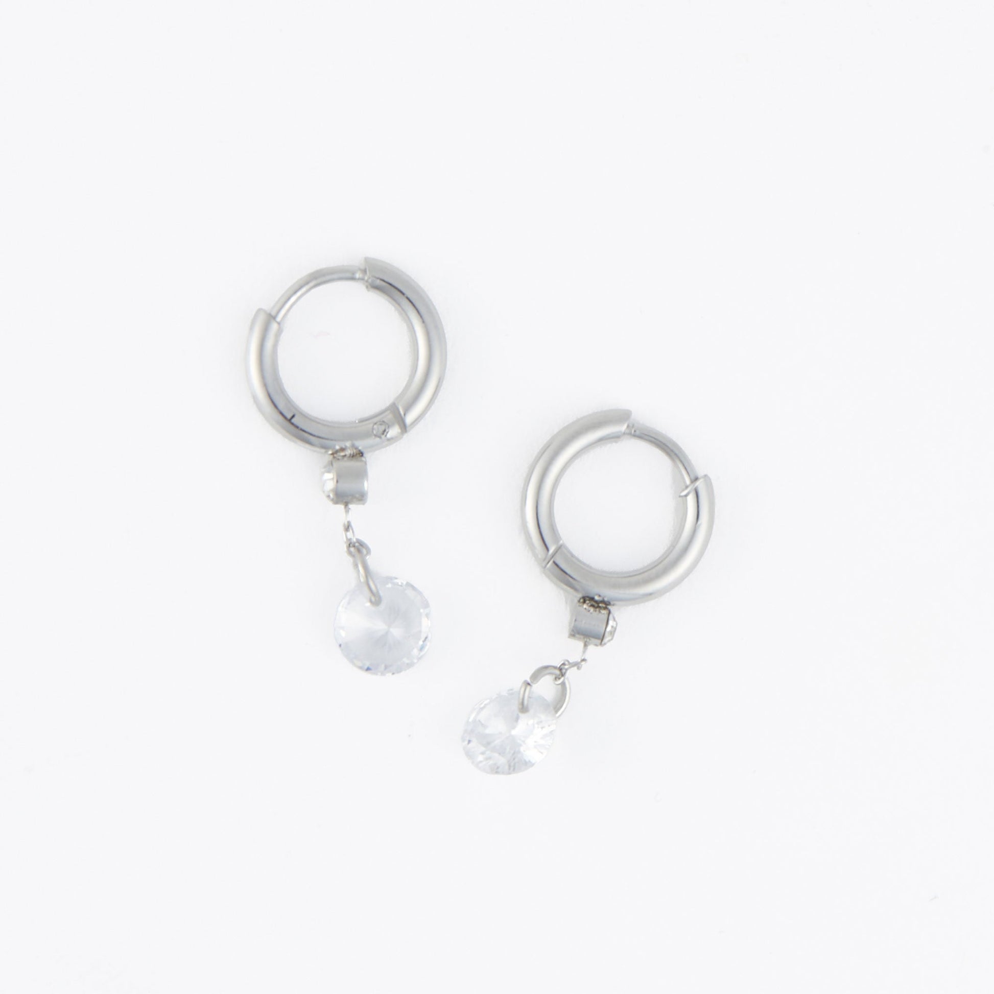 Narelle Waterproof Drop Huggie Hoop Earrings
