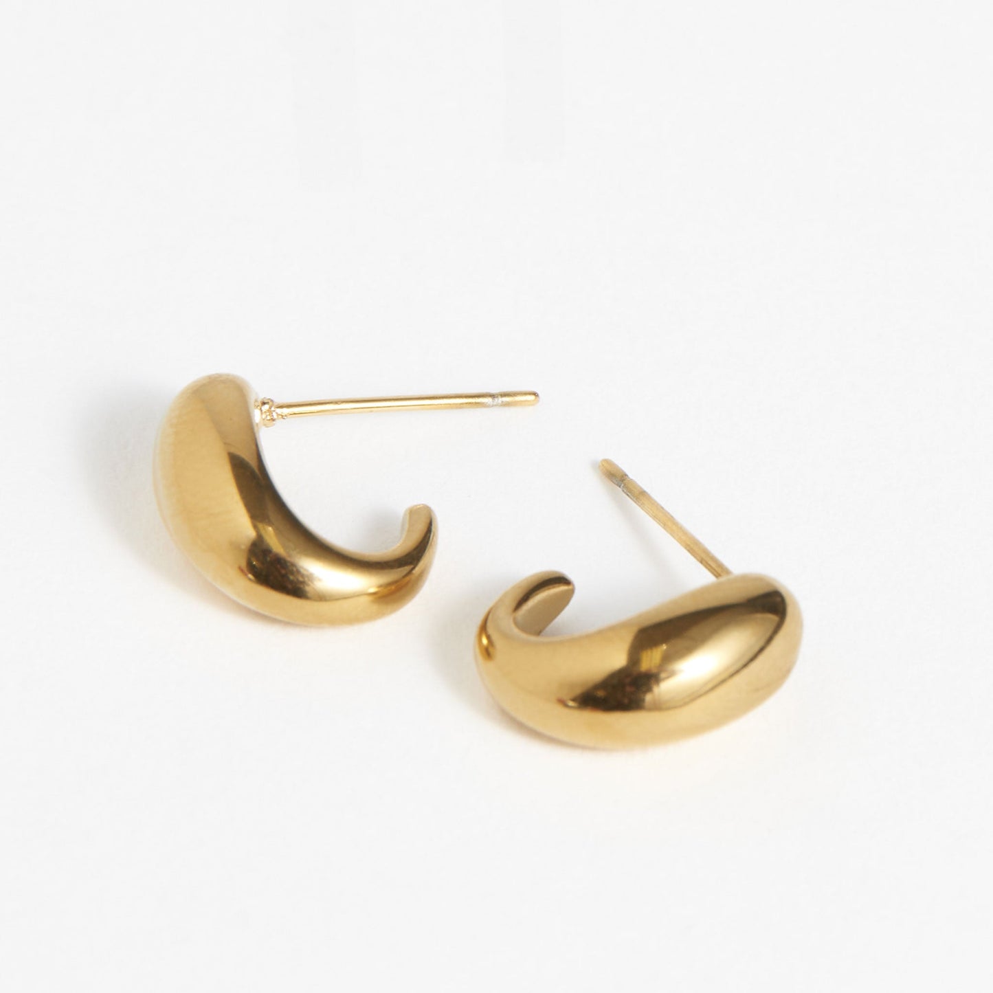 Narelle Waterproof Half Loop Hoop Earrings