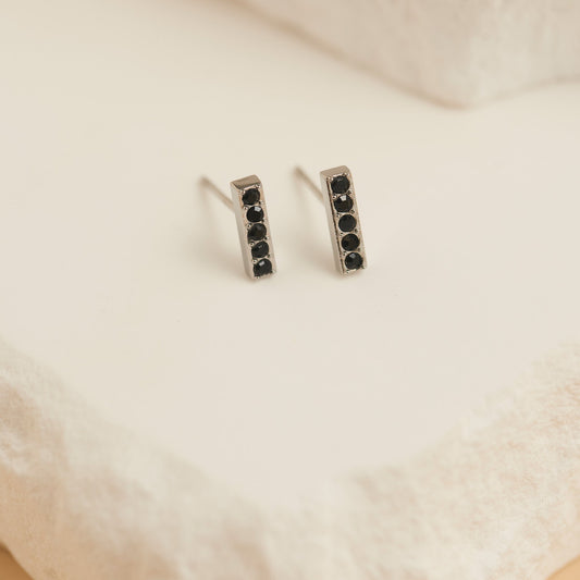 Narelle Waterproof Gem Bar Stud Earrings
