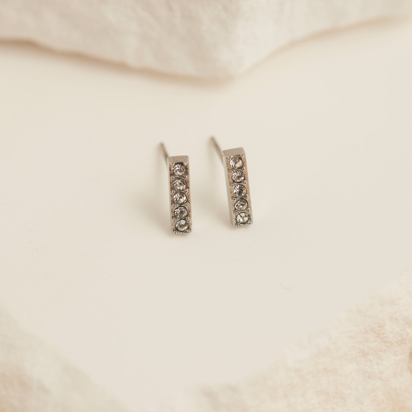 Narelle Waterproof Gem Bar Stud Earrings