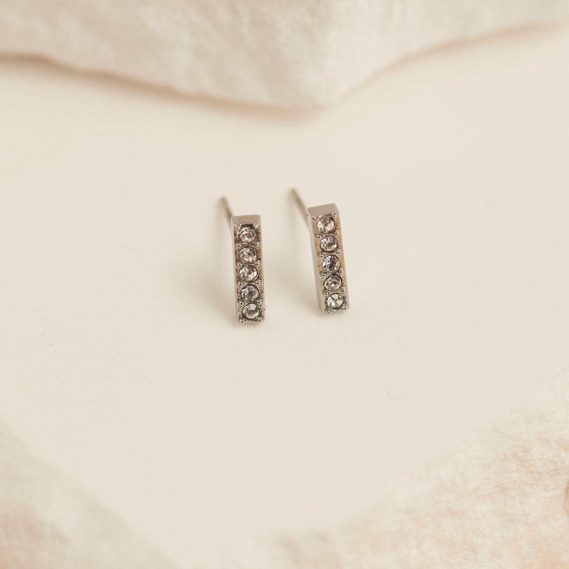Narelle Waterproof Gem Bar Stud Earrings