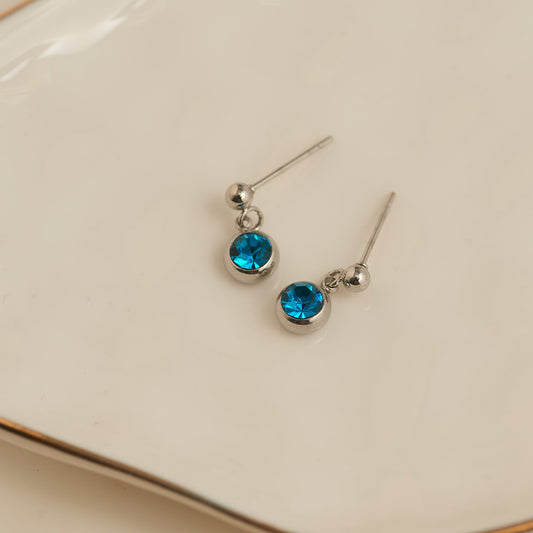 Narelle Waterproof Gem Dangle Stud Earrings