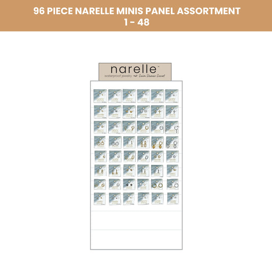 96 Piece Narelle Waterproof Minis Panel 1 Assortment
