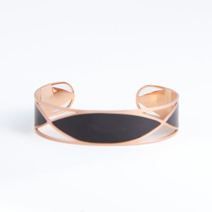 Ss Oval Brace-Rosegold/Black