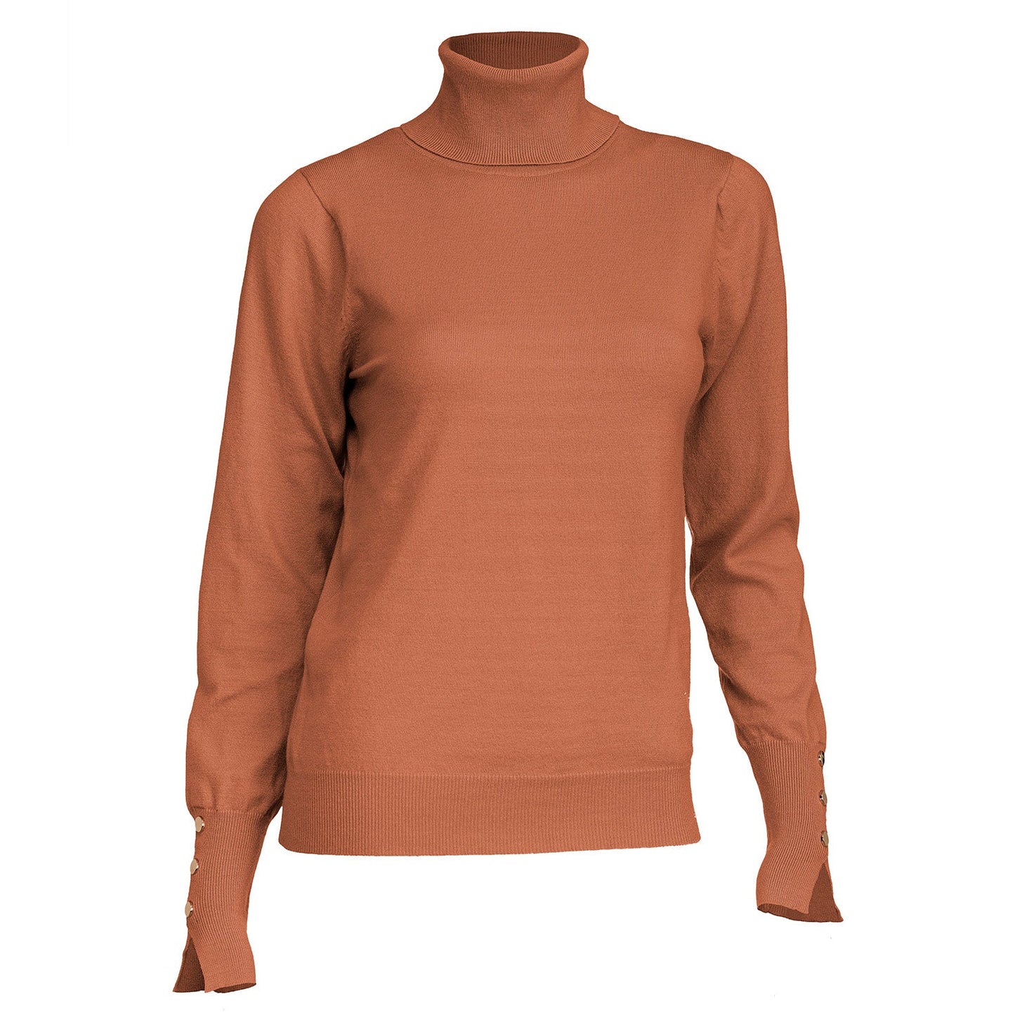 Camel Longsleeve Turtle Neck Sweater