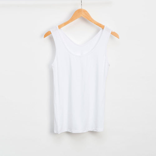 White Audrey Reversible Tank Top