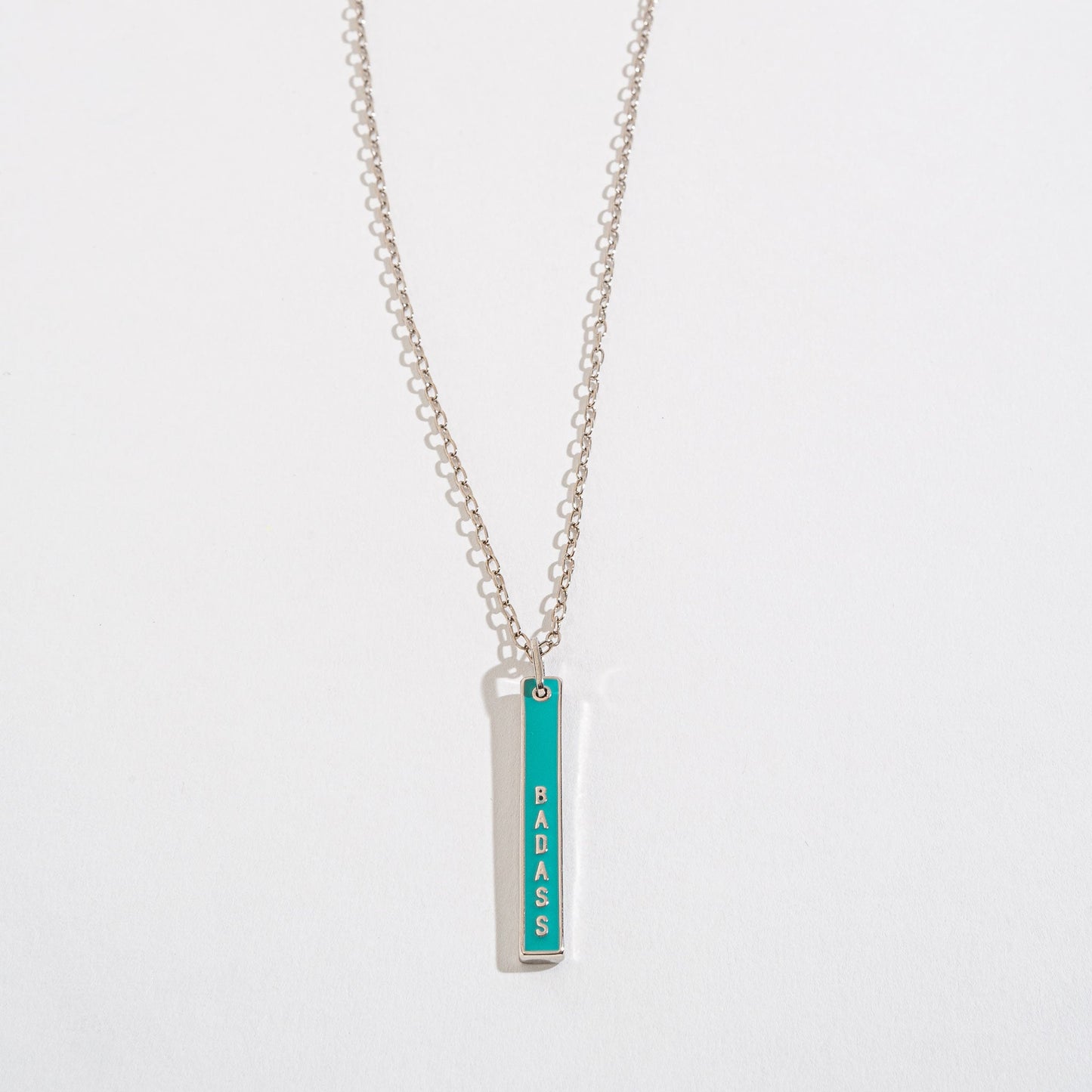 Badass Pendant Bar Necklace