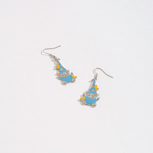 Butterfly Gnome Hook Drop Earrings