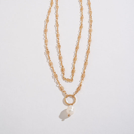 Cleo Pearl Layered Necklace