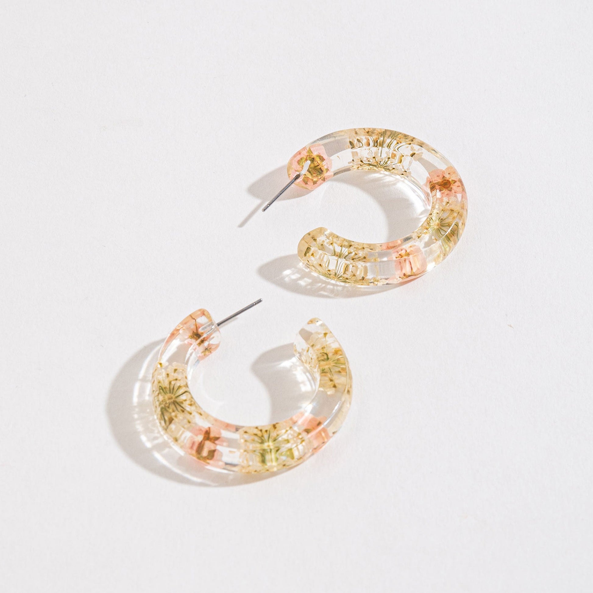 Briar Floral Hoop Earrings