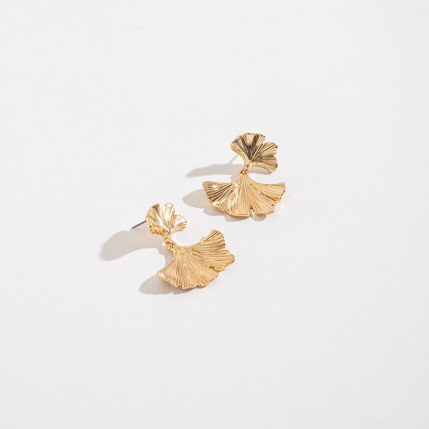 Ginkgo Drop Earrings