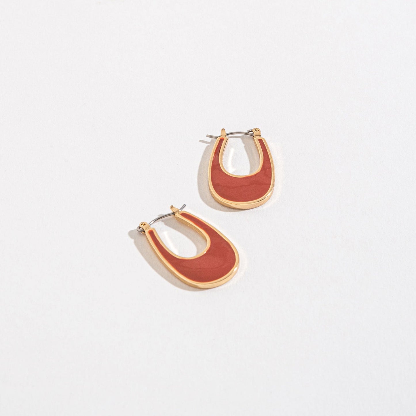 Lydia Oval Hoop Earrings